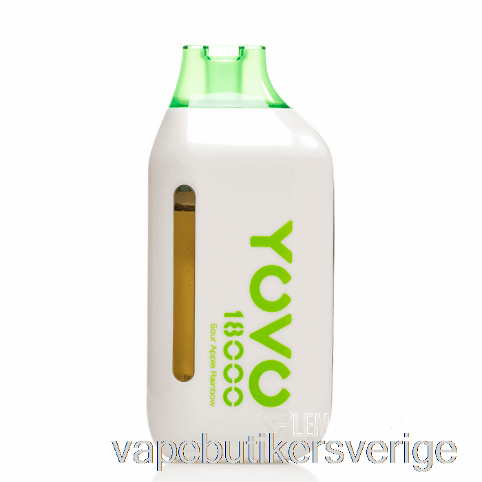 Vape Sverige Yovo Ultra 18000 Engångs Sura äpple Regnbåge